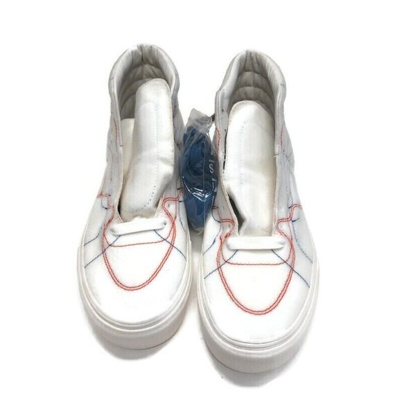 Vans Size 9 Hi Taka Hayashi Vault LX DIY Skateboard Shoes 721454 Marshmallow - Picture 7 of 12